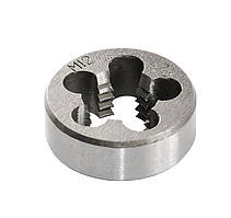 Плашка для нарізання різьби MASTERTOOL M12х1,75 мм 9ХС DIN 233