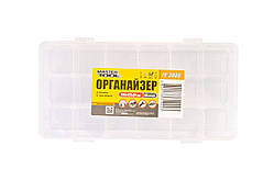 Органайзер MASTERTOOL 9" 230х123х35 мм 18 секцій