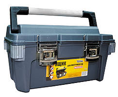 Скриня для інструментів MASTERTOOL ABS пластик з металевими замками 20" 500х275х265 мм