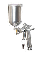 Фарбопульт пневматичний поворотний MASTERTOOL HP MINI ВАЛБ 200 мл Ø 0,5 мм круглий/плоский факел 60-90 л/хв 2,5-4,0 бар