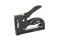 Степлер ресорний MASTERTOOL скоба R53 4-14мм плавне регулювання сили удару, корпус метал