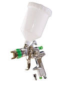 Фарбопульт пневматичний MASTERTOOL HVLP GLAZE ВПЛБ 600 мл Ø 1,3 мм круглий/плоский факел 150-220 л/хв 3-4 бар