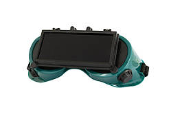 Окуляри закриті MASTERTOOL АДМІРАЛ SQ відкидний світлофільтр DIN10 оправа силікон вентиляційні клапани