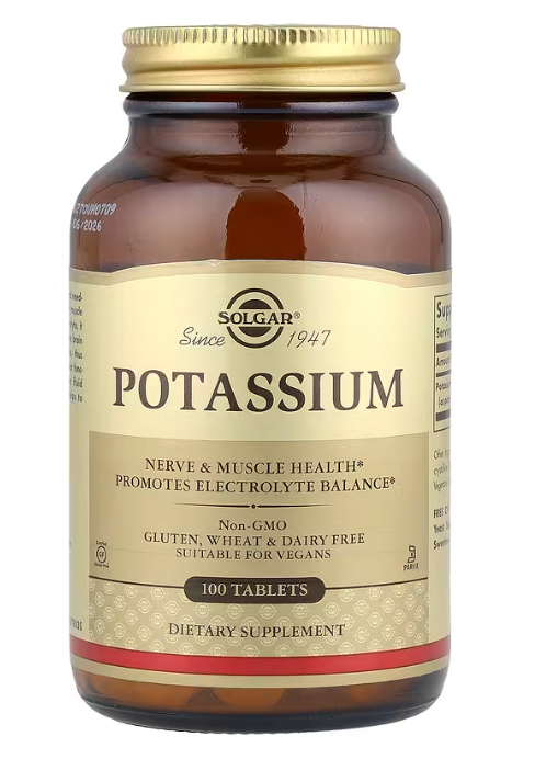 Potassium Solgar 100 таблеток, фото 1