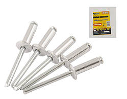 Заклепки алюмінієві витяжні MASTERTOOL 4.8х10.16 мм 500 шт