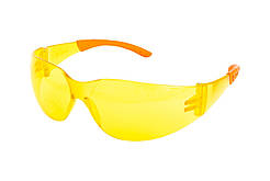 Окуляри відкриті MASTERTOOL GTS боковий захист м&#x27;які завушники жовті