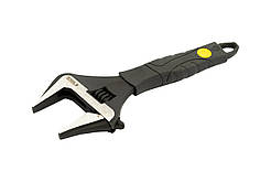 Ключ розвідний MASTERTOOL 150 мм 0 - 35 мм тонкі губки CrV рукоятка з TPR накладкою