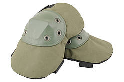 Наколінники захисні MASTERTOOL MILITARY HARD пластикова накладка з упором