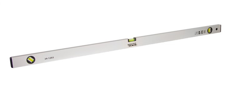 Рівень будівельний MASTERTOOL 120 см 3 капсули 0,5 мм/м 0,03°, фото 1