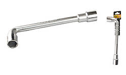 Ключ торцевий з отвором L-подібний MASTERTOOL 24 мм CRV