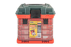 Органайзер MASTERTOOL з висувними боксами 4 шт 73 секції 11" 279х184х254 мм