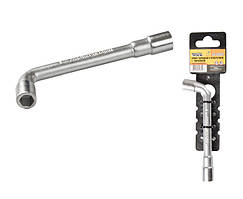 Ключ торцевий з отвором L-подібний MASTERTOOL 9 мм CRV