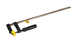 Струбцина столярна MASTERTOOL F-Type 800х120 мм 3200 Н дерев&#x27;яна ручка DIN 5117