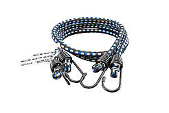 Стяжка вантажу MASTERTOOL гумова Ø 11 мм 100 см набір 2 шт