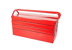 Скриня для інструментів MASTERTOOL металева 550 мм 4 яруси/7 відділень