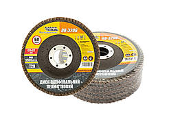 Диск шліфувальний пелюстковий конусний MASTERTOOL Т29 зерно 60 125х22 мм 5 шт