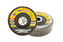 Диск шліфувальний пелюстковий конусний MASTERTOOL Т29 зерно 120 125х22 мм 5 шт