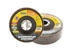 Диск шліфувальний пелюстковий конусний MASTERTOOL Т29 зерно 80 125х22 мм 5 шт