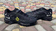 Кроссовки мужские Nike TN осенние черные 42, 43, 44 размер Ni0006