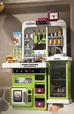 Дитяча ігрова кухня з водою і парою 82 см, 68 предметів, фото 5