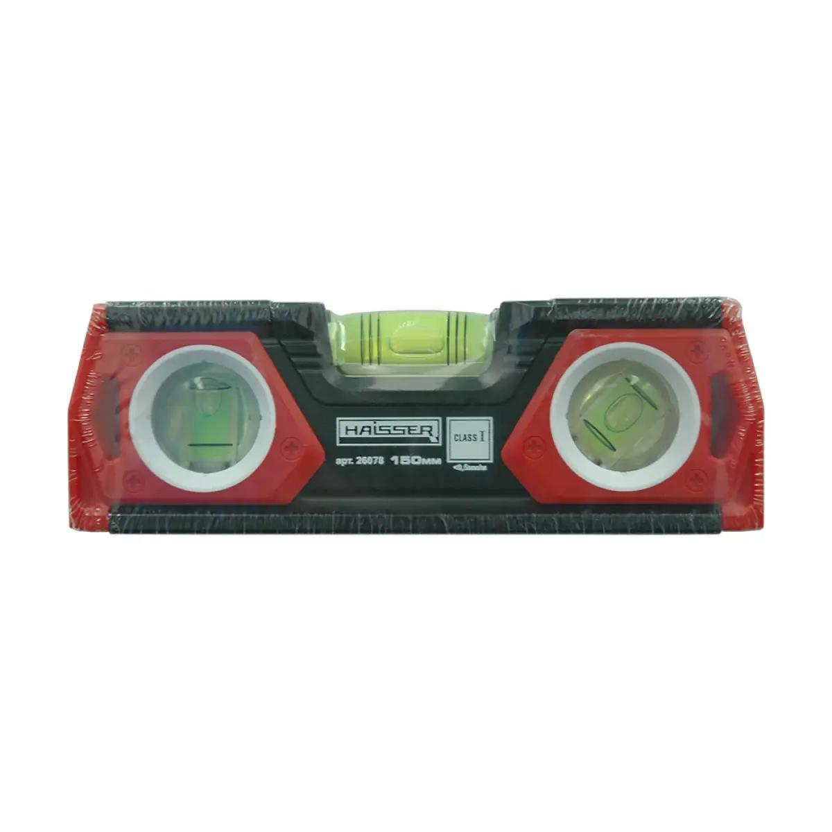 Рівень спиртовий HEAVY DUTY 150 мм HAISSER 26078, фото 1