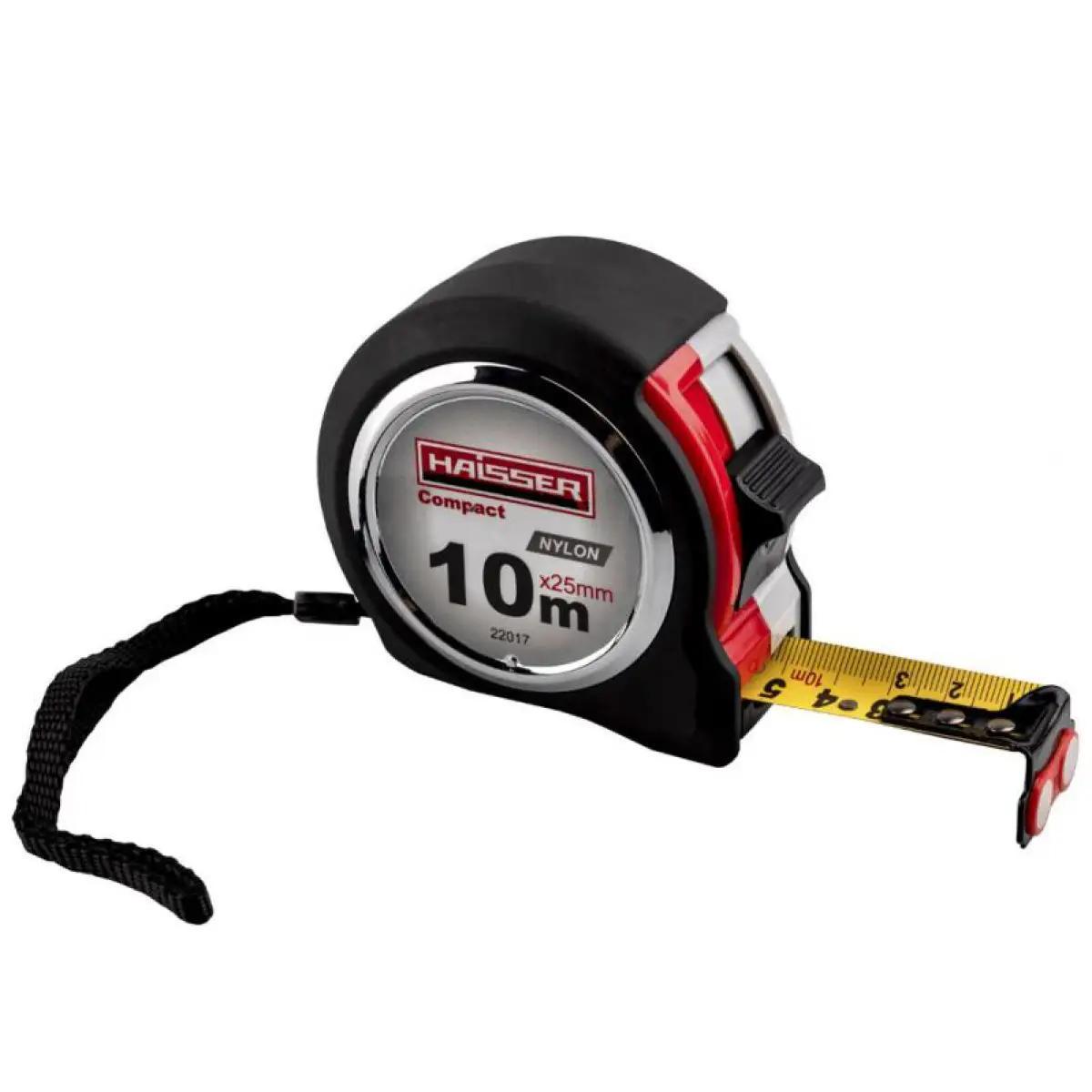 Рулетка 22017 Haisser 10 м х 25 мм, фото 1