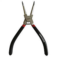 Знімач для зовнішніх стопорних кілець (вигнуті губки. розжим) 180 мм Haisser 41146