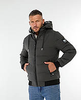 Чоловіча куртка HELLY HANSEN зимова коротка на манжеті, теплий брендовий пуховик із капюшоном