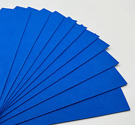 Фоаміран / Упаковка - 10 аркушів / 2 мм / 30х20см / Лазурний