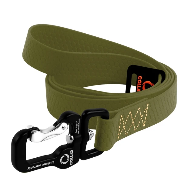 Повідець Collar Evolutor 300 см 25 мм (Коллар Еволютор) для собак — Найміцніший Повідець хакі, фото 1