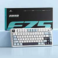 Ігрова клавіатура AULA F75 з двома типами підключення, акумулятором та RGB підсвіткою