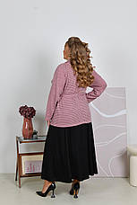 Теплий костюм спідниця трикотаж кардиган ангора у великому розмірі, фото 3