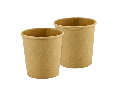 Стакан 110 мл крафт, упаковка 50 шт, 014600024