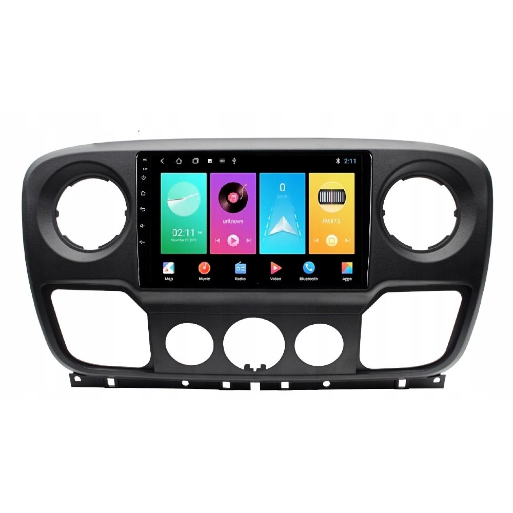 Штатна магнітола андроїд Renault Master3 2001-10 Автомагнітола 2 дин 2/32, штатний головний пристрій рено, фото 1