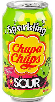 Напій газований Chupa Chups Sour Apple 345 ml