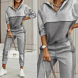 Повсякденний жіночий костюм із трикотажу "Flex" | Норма і батал | Розпродаж моделі, фото 7