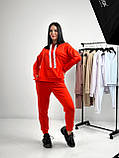 Спортивний трикотажний костюм трійка "Weekend" | Норма і батал | Розпродаж моделі, фото 5
