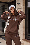 Жіночий спортивний костюм з худі "Team"| Норма і батал | Розпродаж моделі, фото 2
