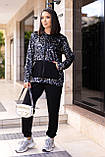 Леопардовий спортивний костюм демісезонний "Kaspi" | Норма і батал | Розпродаж моделі, фото 2