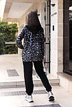 Леопардовий спортивний костюм демісезонний "Kaspi" | Норма і батал | Розпродаж моделі, фото 4
