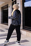 Леопардовий спортивний костюм демісезонний "Kaspi" | Норма і батал | Розпродаж моделі, фото 6