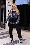 Леопардовий спортивний костюм демісезонний "Kaspi" | Норма і батал | Розпродаж моделі, фото 8