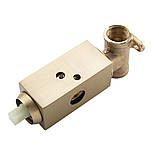 Гігієнічний душ FRAP F2076-3 з паперотримачем та полицею, Ø25, золотий сатин, фото 6