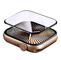 Захисна плівка для годинника Apple Watch Series 10 (46мм.)  / Чорна рамка