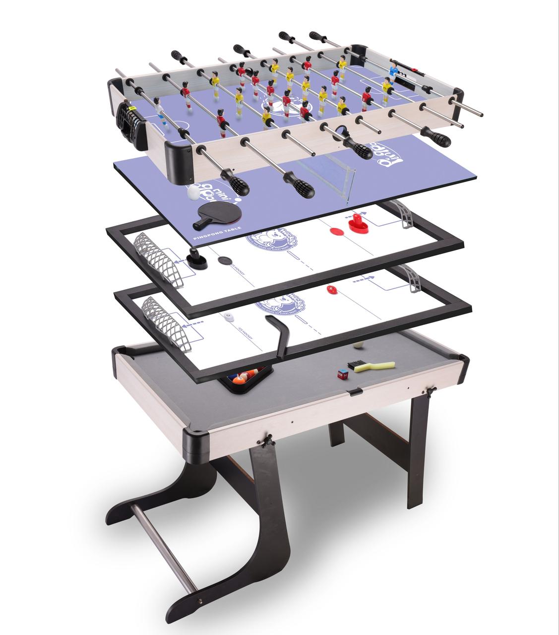 Настільна гра 5в1 Avko GT03 футбол, більярд, тініс, аерохокей