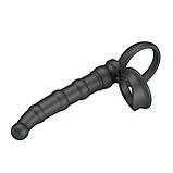 Ерекційне віброкільце на член з анальним стимулятором та 10 режимами вібрації Pretty Love Tatum, фото 6