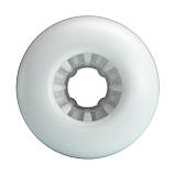 Компактний мастурбатор із подвійним входом та текстурованим каналом Pretty Love Masturbator Crystle White, фото 6