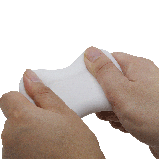 Компактний мастурбатор із подвійним входом та текстурованим каналом Pretty Love Masturbator Crystle White, фото 8