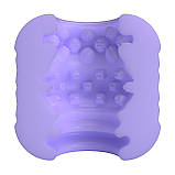 Компактний мастурбатор із подвійним входом та текстурованим каналом Pretty Love Masturbator Cary Purple, фото 5