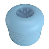 Компактний мастурбатор із подвійним входом та текстурованим каналом Pretty Love Masturbator Cole Light Blue, фото 3